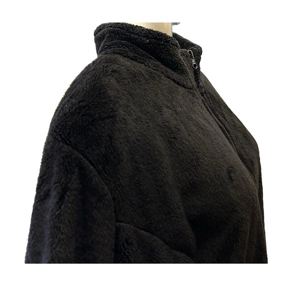 Women’s Made For Life Black Full Zip Thick Velour Lightweight Jacket 3X 26 28 - Picture 4 of 9